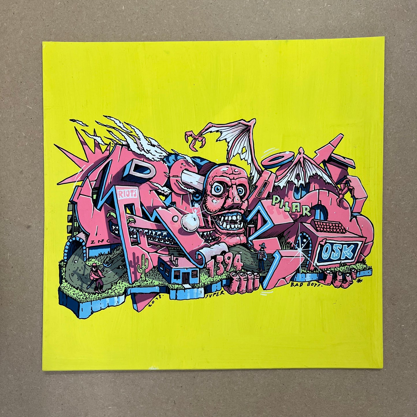 Acrylic RIOTs 3d