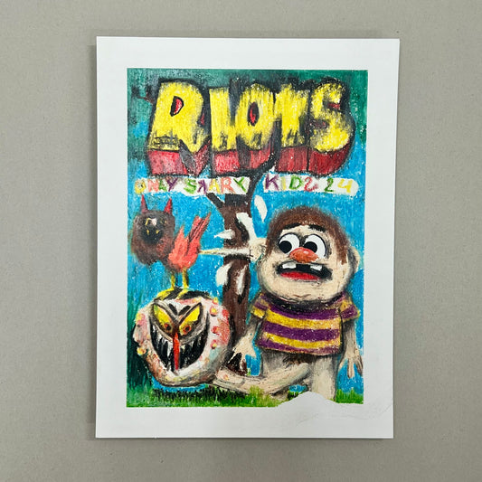 23 Drawing (A3 etc.) crayon