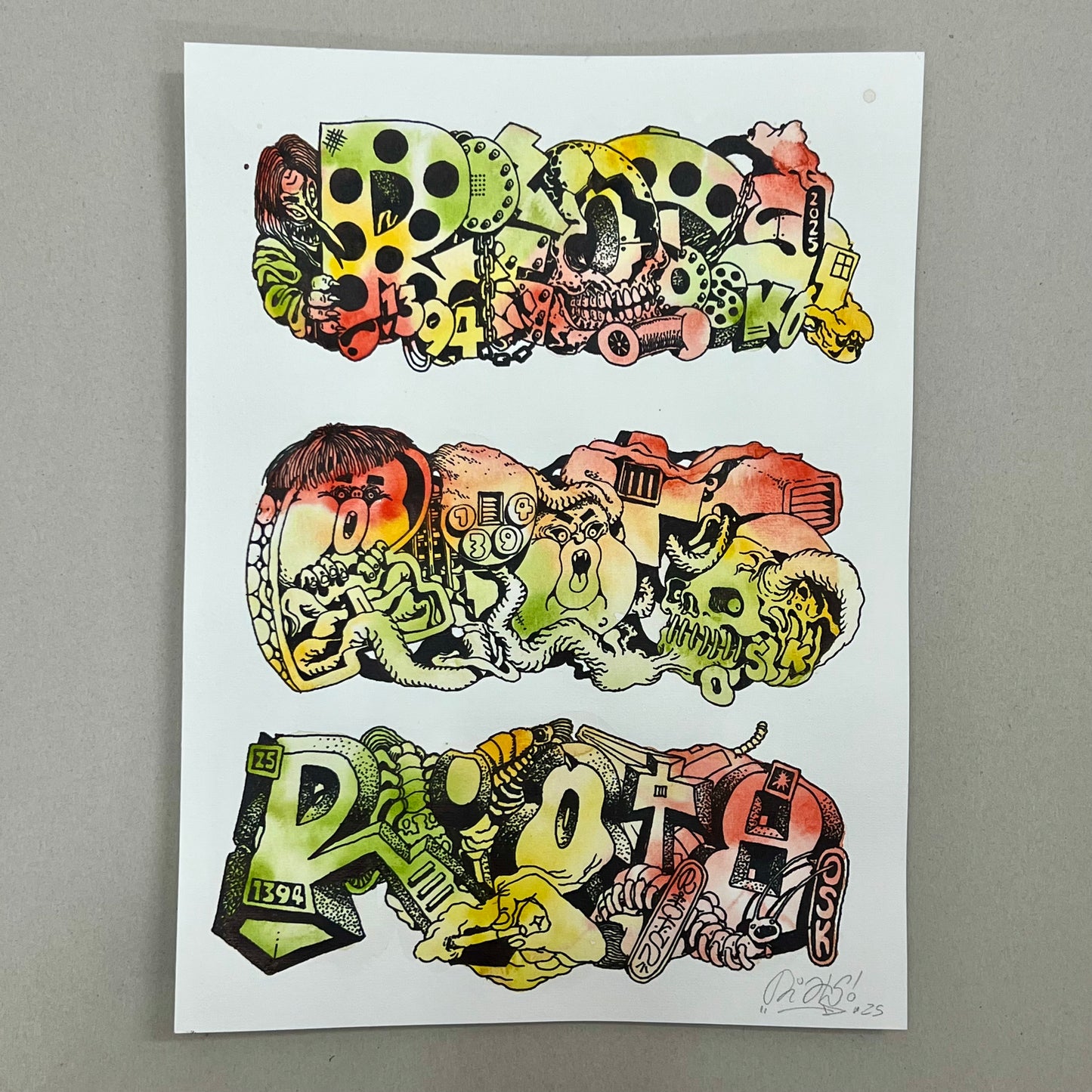 19 Drawing (A3 etc.) Aquarelle