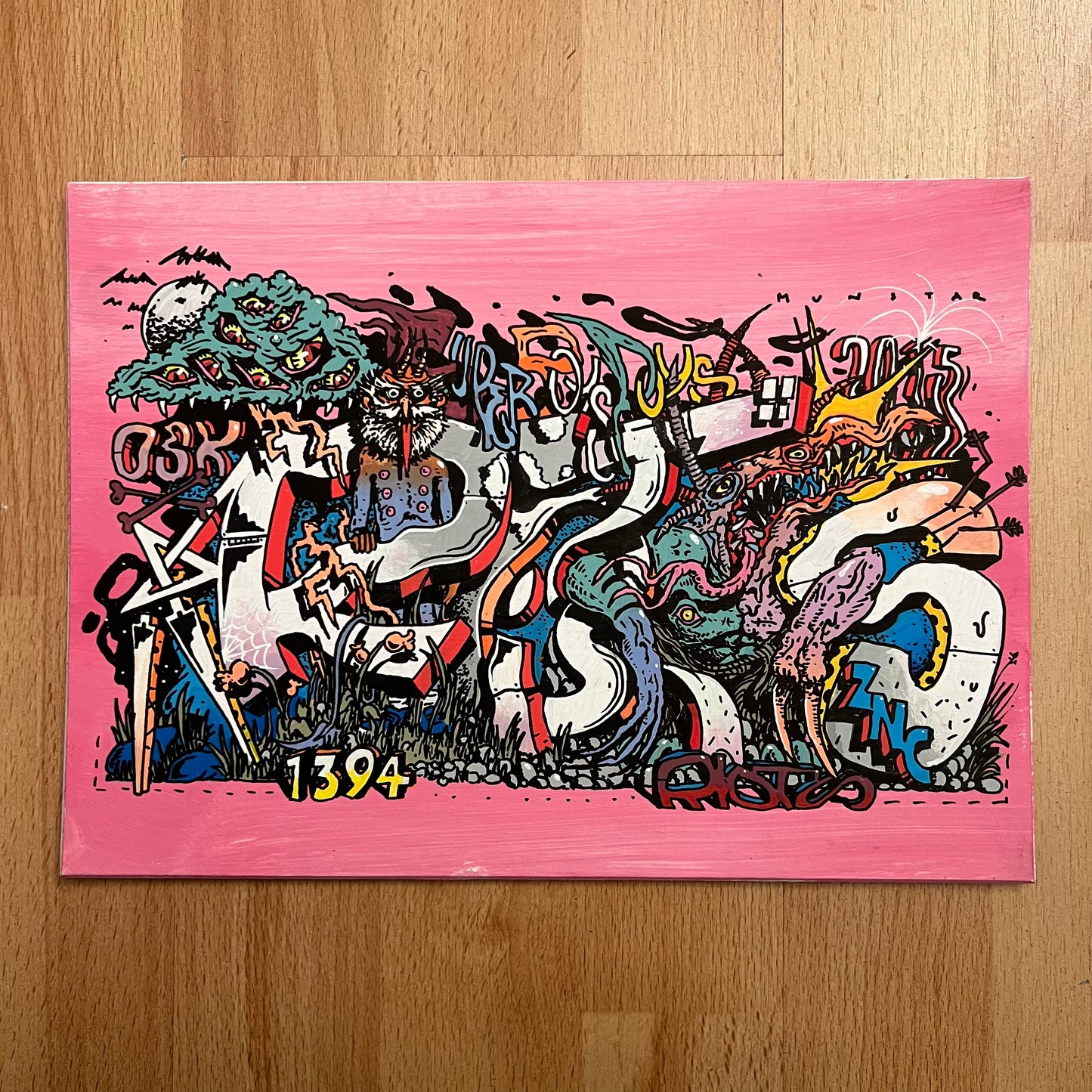 Acrylic RIOTs Monster