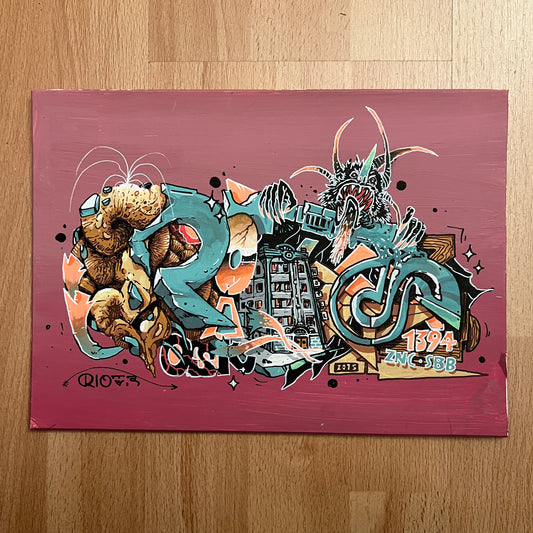 Acrylic RIOTs demon